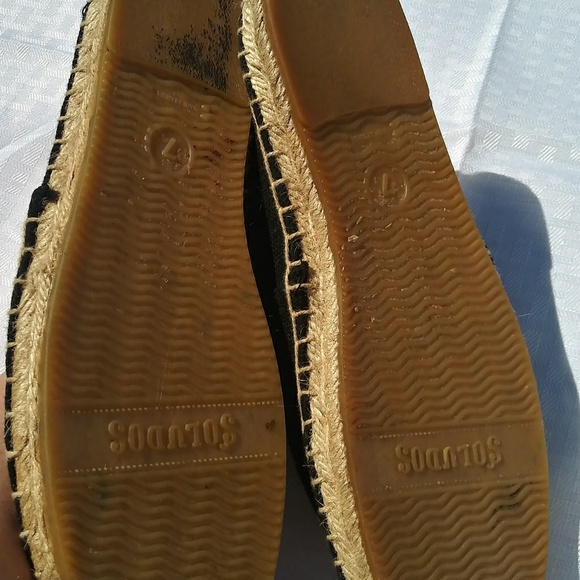 Soludos straw/black espadrilles * spring summer * - Picture 3 of 3